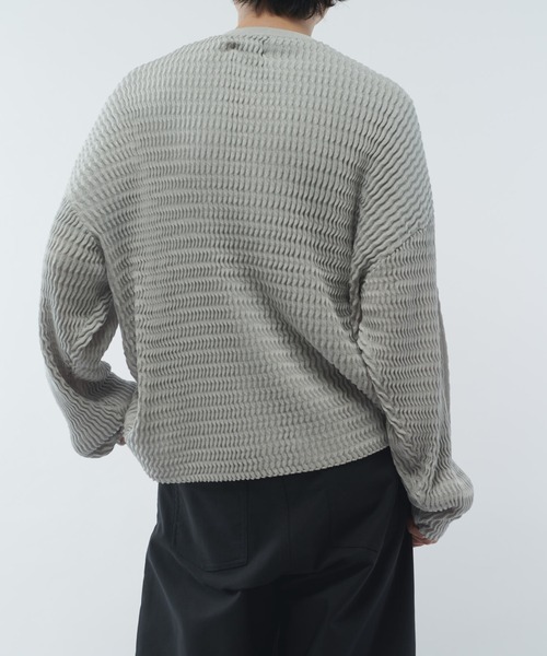 Lui's（ルイス）の「WAVE PO（Tシャツ/カットソー・メンズ・ライトグレー/ネイビー/ブラック・FREE）」の13枚目の写真