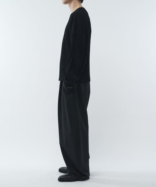 Lui's（ルイス）の「WAVE PO（Tシャツ/カットソー・メンズ・ライトグレー/ネイビー/ブラック・FREE）」の9枚目の写真