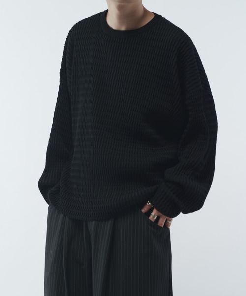 Lui's（ルイス）の「WAVE PO（Tシャツ/カットソー・メンズ・ライトグレー/ネイビー/ブラック・FREE）」の5枚目の写真