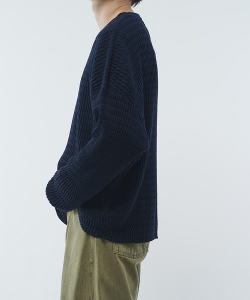 Lui's（ルイス）の「WAVE PO（Tシャツ/カットソー・メンズ・ライトグレー/ネイビー/ブラック・FREE）」の21枚目の写真