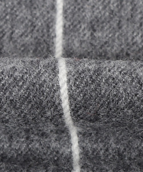 Hilltop(ヒルトップ)の「HILLTOP/ヒルトップ マフラー メリノウール(マフラー・メンズ・グレー系/ネイビー系・FREE)」の10枚目の写真