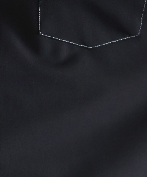 RAGEBLUE(レイジブルー)の「<セットアップ対応>TRステッチルーズシャツSS(シャツ/ブラウス・レディース・ネイビー/グレー・FREE)」の8枚目の写真