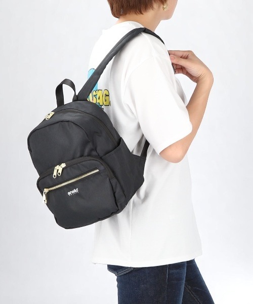 anello GRANDE(アネログランデ)の「anelloGRANDE アネログランデ グリッター ミニリュックGTM0421(バックパック/リュック・レディース・ネイビー/ライトグレー/ブラック/オレンジ系その他・FREE)」の5枚目の写真