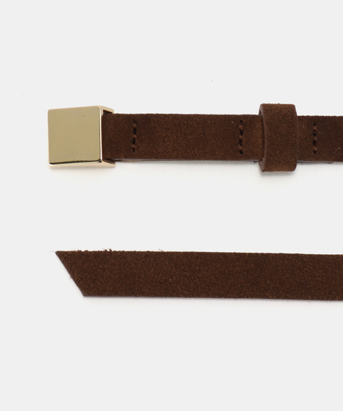 plage（プラージュ）の「LEFIJE / レフィエ SUEDE ベルト（ベルト・レディース・ベージュ/ブラウン・FREE）」の3枚目の写真