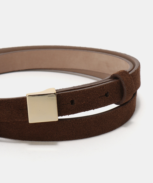 plage（プラージュ）の「LEFIJE / レフィエ SUEDE ベルト（ベルト・レディース・ベージュ/ブラウン・FREE）」の6枚目の写真