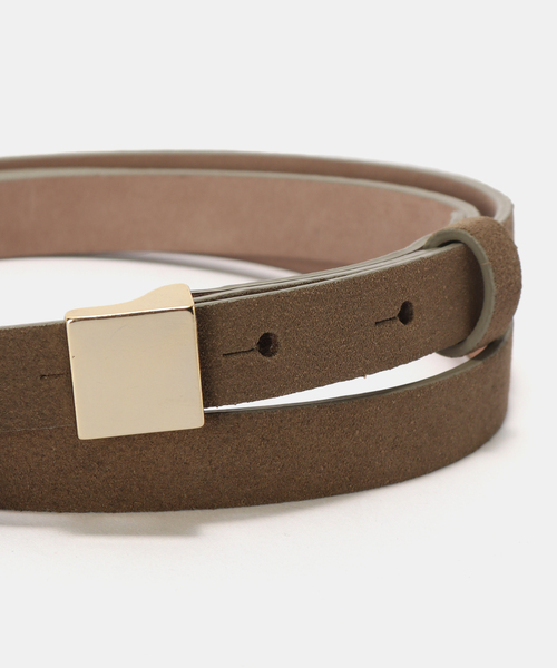 plage（プラージュ）の「LEFIJE / レフィエ SUEDE ベルト（ベルト・レディース・ベージュ/ブラウン・FREE）」の7枚目の写真