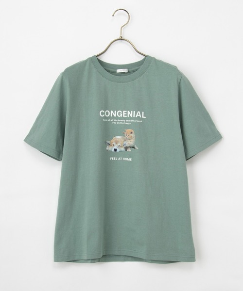 00’s 2#1 GRAFIK ユニコーン⁈ アニマルプリントTシャツ チビティ UVカット】アニマルプリントTシャツ（Tシャツ/カットソー