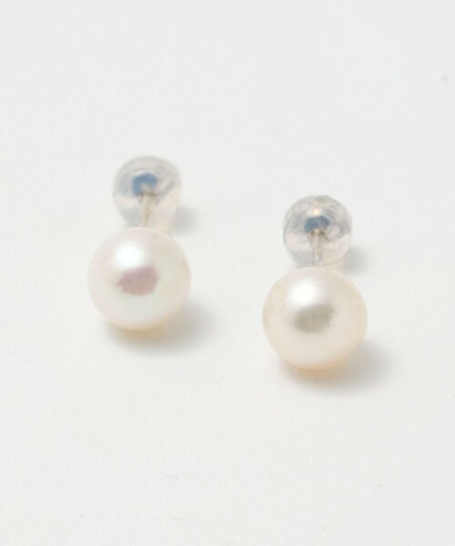 LOEFF(ロエフ)の「【別注】<Haute Joaillerie AKIO MORI> 淡水パール ピアス(ピアス(両耳用)・レディース・オフホワイト・FREE)」の4枚目の写真