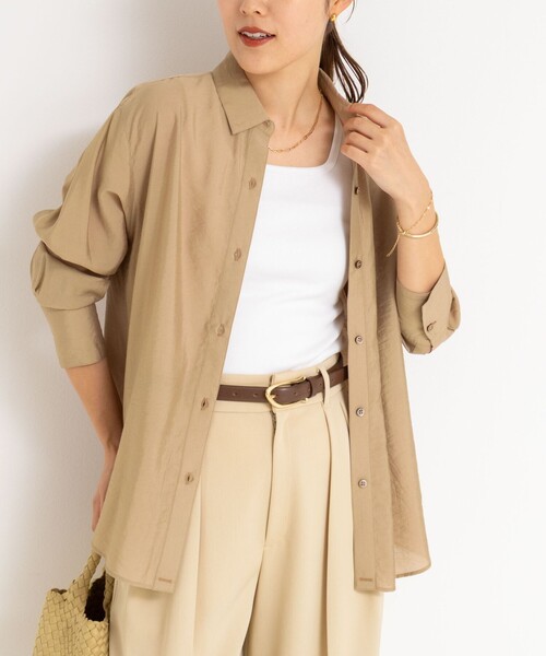 NOLLEY’S Sophi（ノーリーズソフィ）の「2WAYベアテレコタンクトップ2（タンクトップ・レディース・ホワイト/ブラック・FREE）」の11枚目の写真