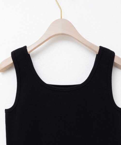 NOLLEY’S Sophi（ノーリーズソフィ）の「2WAYベアテレコタンクトップ2（タンクトップ・レディース・ホワイト/ブラック・FREE）」の10枚目の写真