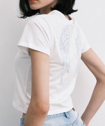 A'GEM/9 × .kom 『MIDNIGHT MOVE/ミッドナイトムーブ』 ANGEL T-SHIRT/エンジェル半袖Tシャツ