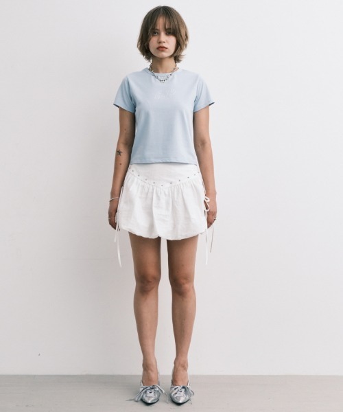 tシャツ A'GEM/9 × .kom 「MIDNIGHT MOVE/ミッドナイトムーブ」 ANGEL T-SHIRT/エンジェル半袖Tシャツ レディ A'GEM/9 × .kom 『MIDNIGHT MOVE/ミッドナイトムーブ』 ANGEL T
