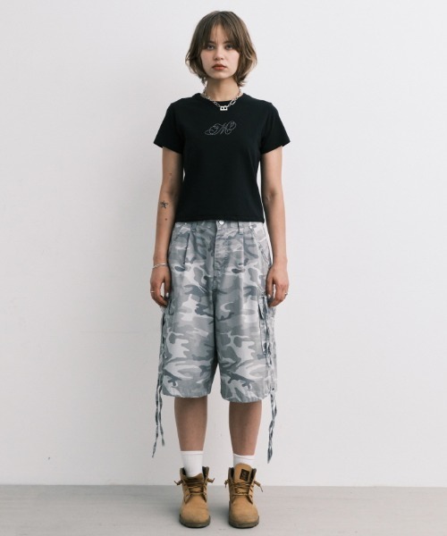 tシャツ A'GEM/9 × .kom 「MIDNIGHT MOVE/ミッドナイトムーブ」 ANGEL T-SHIRT/エンジェル半袖Tシャツ レディ A'GEM/9 × .kom 『MIDNIGHT MOVE/ミッドナイトムーブ』 ANGEL T