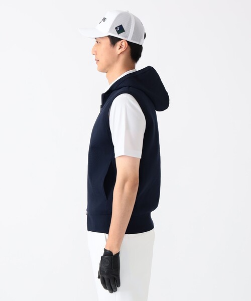 BEAMS GOLF（ビームスゴルフ）の「〈MEN〉PURPLE LABEL / シャドーアーガイル ベスト（ベスト・メンズ・ホワイト/ネイビー・XL/L/M/S）」の5枚目の写真