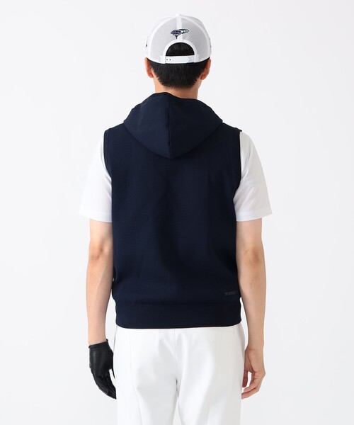 BEAMS GOLF（ビームスゴルフ）の「〈MEN〉PURPLE LABEL / シャドーアーガイル ベスト（ベスト・メンズ・ホワイト/ネイビー・XL/L/M/S）」の6枚目の写真