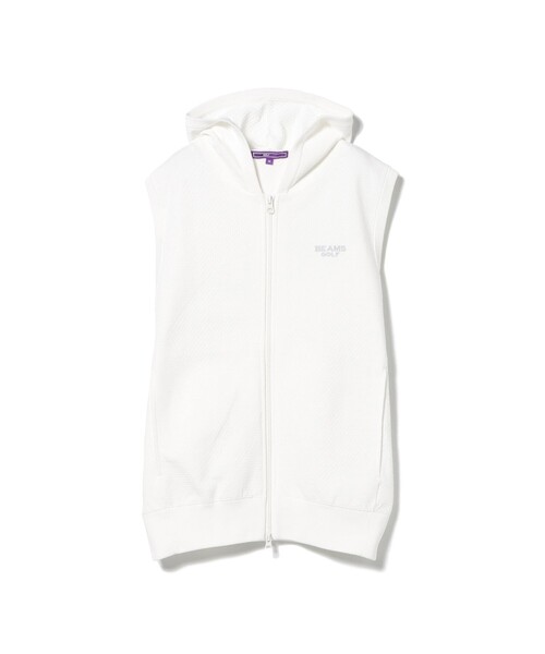 BEAMS GOLF（ビームスゴルフ）の「〈MEN〉PURPLE LABEL / シャドーアーガイル ベスト（ベスト・メンズ・ホワイト/ネイビー・XL/L/M/S）」の8枚目の写真