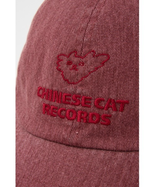 THROW by SLY（スローバイスライ）の「THROW MAYU KAKIHATA CAP キャップ（キャップ・レディース・バーガンディー/ブラック・FREE）」の15枚目の写真