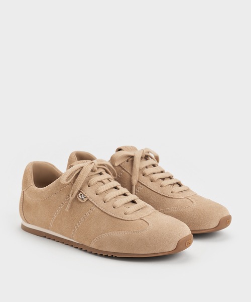 台湾 CHARLES&KEITH Jace ジェイス スエードスニーカー Jace ジェイス スニーカー（スニーカー）｜CHARLES & KEITH