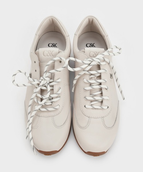 CHARLES & KEITH◆Jace ジェイス レザー スニーカー◆送料込 Jace ジェイス スニーカー(スニーカー)|CHARLES & KEITH