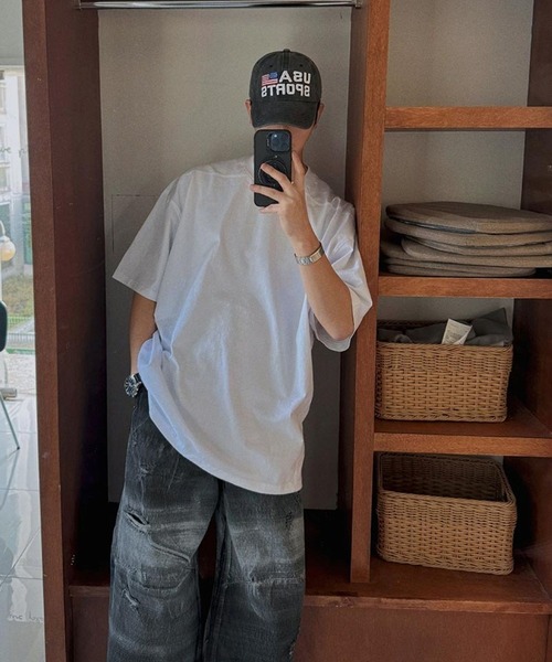 ASCLO（エジュクロ）の「ASCLO／ペイントクラッシュデニム（デニムパンツ・メンズ・ブラック・SMALL/MEDIUM/LARGE）」の22枚目の写真