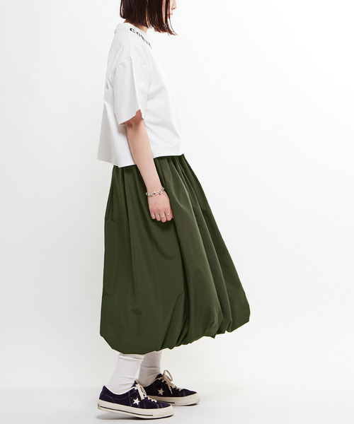CONVERSE TOKYO(コンバーストウキョウ)の「COLLAR LOGO TEE(Tシャツ/カットソー・レディース・ホワイト/ブルー/ブラック・FREE)」の5枚目の写真