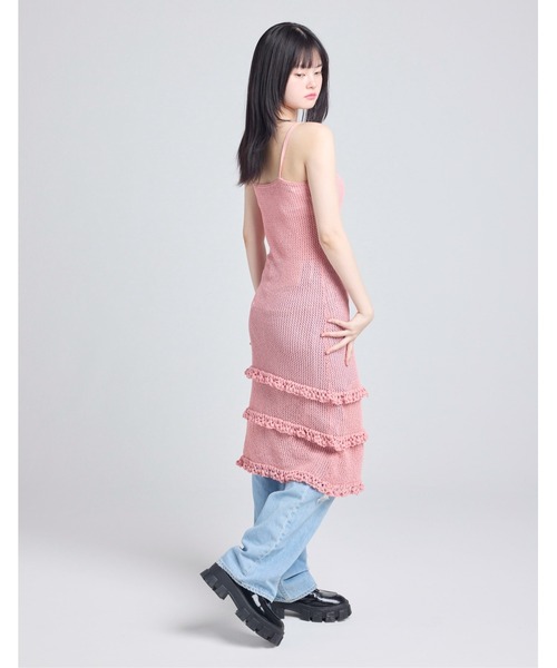Little sunny bite(リトルサニーバイト)の「/little sunny bite/knit long dress(ニット/セーター・レディース・グリーン/ピンク/ブルー・FREE)」の6枚目の写真