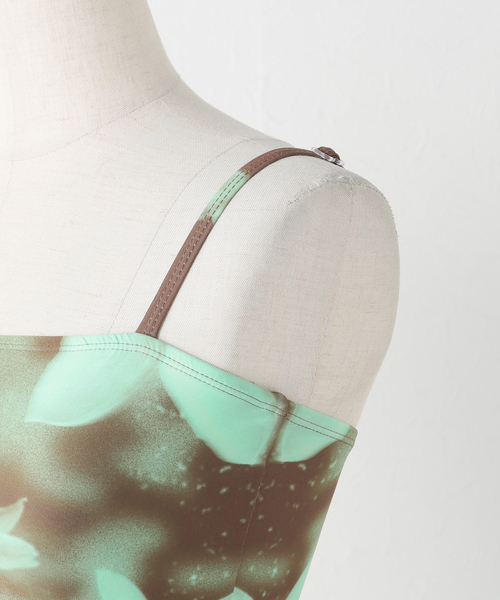 セール】PISCESS/パイシス Flower Splash Tube Top Skirt Set（水着