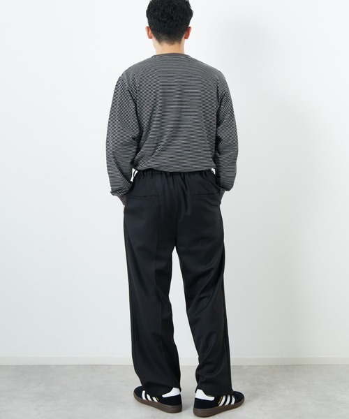 DANTON（ダントン）の「[DANTON/ダントン] ワンポイントロゴ ボーダーロンT（Tシャツ/カットソー・レディース・ホワイト/ブラック/グレー・L/M/S）」の18枚目の写真