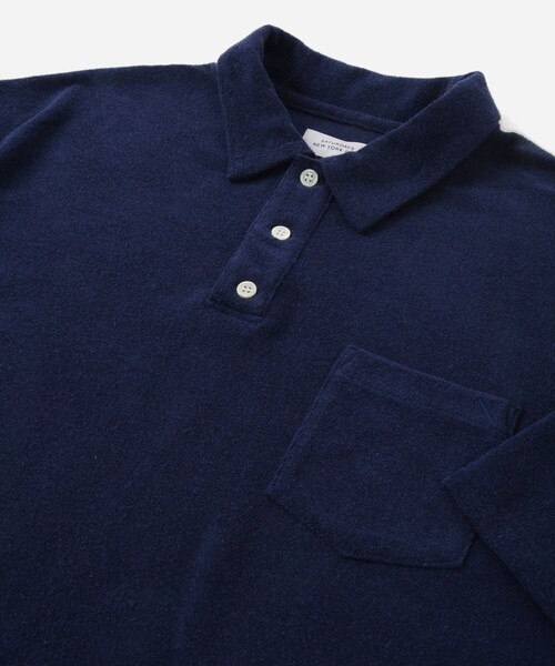 Saturdays NYC（サタデーズ ニューヨークシティ ）の「Jake Pile SS Polo（ポロシャツ・メンズ・レッド/ネイビー/ベージュ・S/XL/L/M）」の18枚目の写真