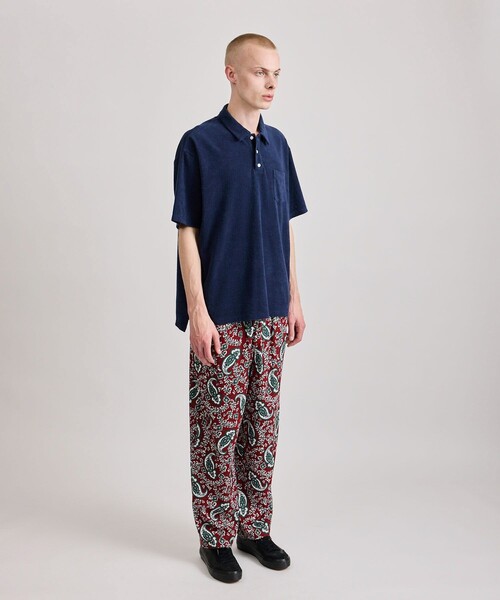 Saturdays NYC（サタデーズ ニューヨークシティ ）の「Jake Pile SS Polo（ポロシャツ・メンズ・レッド/ネイビー/ベージュ・S/XL/L/M）」の21枚目の写真