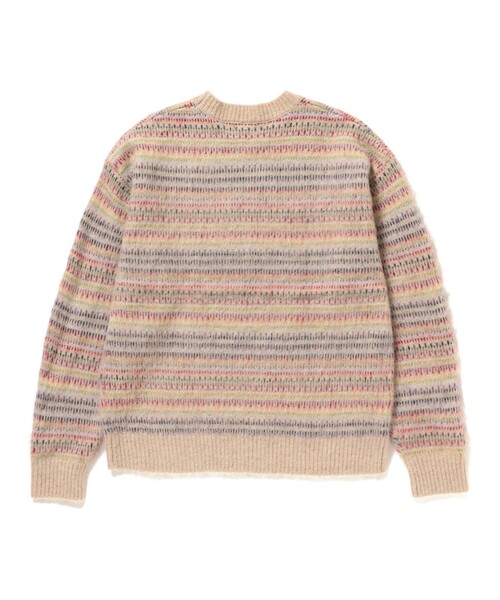 BEAMS（ビームス）の「5ゲージ マルチジャガード シャギーニット（ニット/セーター・メンズ・ベージュ/グレー・S/M/L/XL）」の7枚目の写真