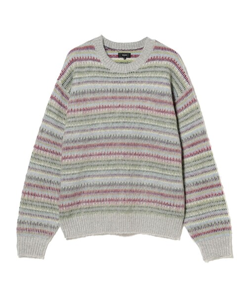 BEAMS（ビームス）の「5ゲージ マルチジャガード シャギーニット（ニット/セーター・メンズ・ベージュ/グレー・S/M/L/XL）」の10枚目の写真