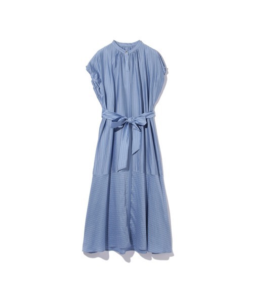 ketty（ケティ）の「シアードビーストライプワンピース≪洗濯機で洗える≫（ワンピース・レディース・ホワイト系その他/ベージュ系その他/ブルー系その他・M）」の10枚目の写真