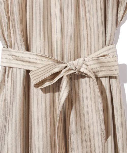 ketty（ケティ）の「シアードビーストライプワンピース≪洗濯機で洗える≫（ワンピース・レディース・ホワイト系その他/ベージュ系その他/ブルー系その他・M）」の14枚目の写真