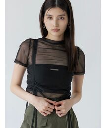 shiOri様8点❤️MURUA♡激かわドット柄半袖トップス めちゃ可愛いです！ 大人気すぎて受注期間がちょっと伸びたよ📢🖤 やっぱりMURUAのAW