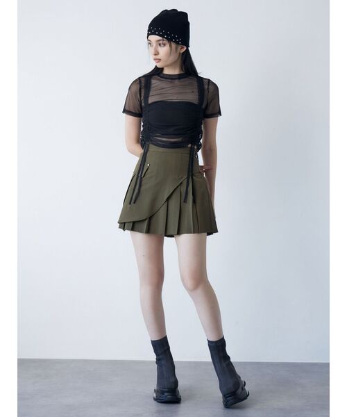 MURUA（ムルーア）の「グラデーションシアートップス（Tシャツ/カットソー・レディース・その他/ブラック・FREE）」の9枚目の写真