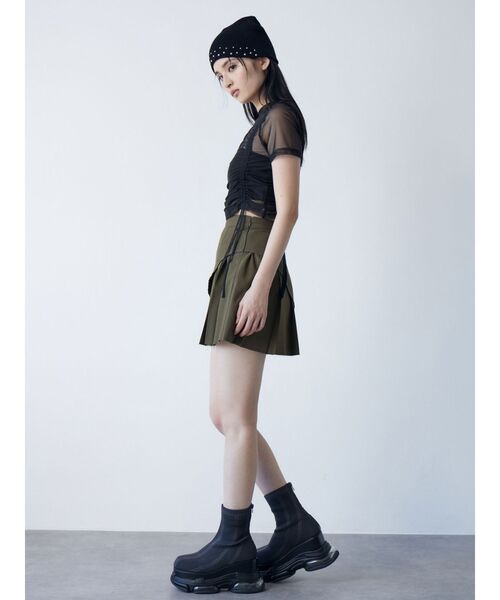 MURUA（ムルーア）の「グラデーションシアートップス（Tシャツ/カットソー・レディース・その他/ブラック・FREE）」の10枚目の写真