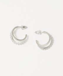 UNITED ARROWS | パヴェ ダブルフープ ピアス(ピアス（両耳用）)
