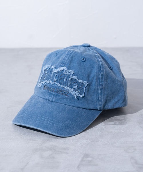Dickies（ディッキーズ）の「【Dickies】DK EX PIGMENT FRINGE LOGO CAP /キャップ/アジャスタブル/ストラップバック/フリーサイズ/帽子/ディッキーズ（キャップ・メンズ・ベージュ/ブラウン/ブルー/ブラック・FREE）」の4枚目の写真