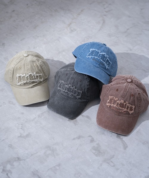 Dickies（ディッキーズ）の「【Dickies】DK EX PIGMENT FRINGE LOGO CAP /キャップ/アジャスタブル/ストラップバック/フリーサイズ/帽子/ディッキーズ（キャップ・メンズ・ベージュ/ブラウン/ブルー/ブラック・FREE）」の5枚目の写真