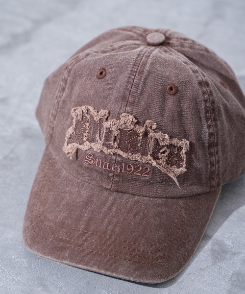 Dickies（ディッキーズ）の「【Dickies】DK EX PIGMENT FRINGE LOGO CAP /キャップ/アジャスタブル/ストラップバック/フリーサイズ/帽子/ディッキーズ（キャップ・メンズ・ベージュ/ブラウン/ブルー/ブラック・FREE）」の6枚目の写真