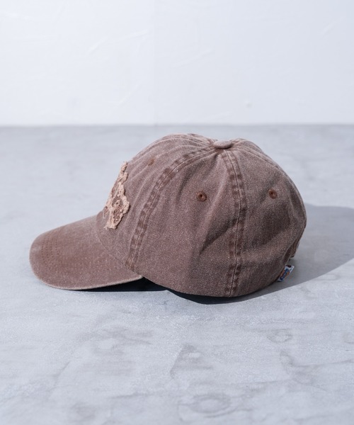 Dickies（ディッキーズ）の「【Dickies】DK EX PIGMENT FRINGE LOGO CAP /キャップ/アジャスタブル/ストラップバック/フリーサイズ/帽子/ディッキーズ（キャップ・メンズ・ベージュ/ブラウン/ブルー/ブラック・FREE）」の7枚目の写真