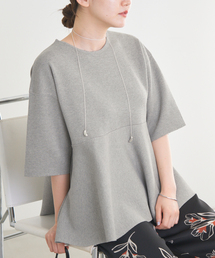近年モデル✨IENA イエナ　ラメ春ニット　半袖　グレー　ゆったり 近年モデル✨IENA イエナ ラメ春ニット 半袖 グレー ゆったり