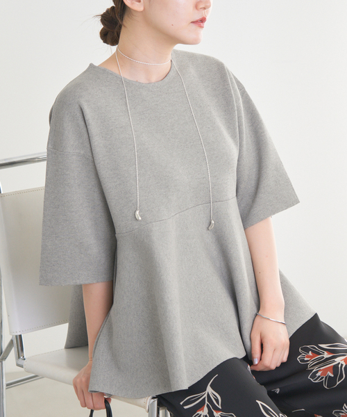 Debussyペプラムプルオーバー（ニット/セーター）｜IENA（イエナ）の