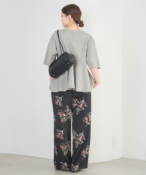 IENA（イエナ）の「Debussyペプラムプルオーバー（ニット/セーター・レディース・グレー/アイボリー・FREE）」の12枚目の写真