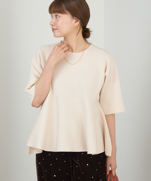 Debussyペプラムプルオーバー（ニット/セーター）｜IENA（イエナ