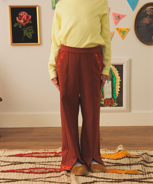 こども ビームス（コドモビームス）の「チロリアン カット パンツ 2025FW（90～140cm）（その他パンツ・キッズ・ブラック/オレンジ系その他6・90/100/110/120/130/140）」の6枚目の写真