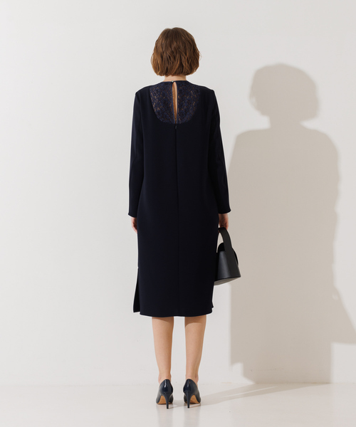 DESIGNWORKS(デザインワークス)の「バックレースワンピース(ワンピース・レディース・サックスブルー・38)」の7枚目の写真