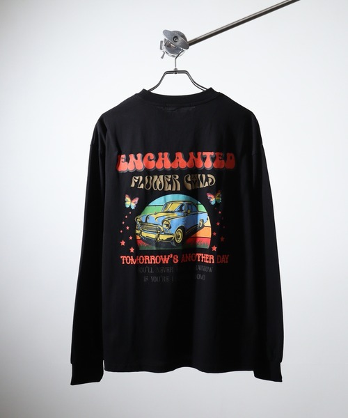 FUNALIVE(ファンアライブ)の「ヴィンテージプリントラグランロンTEE(Tシャツ/カットソー・メンズ・ブラック/ホワイト/ベージュ・S/M/L)」の7枚目の写真