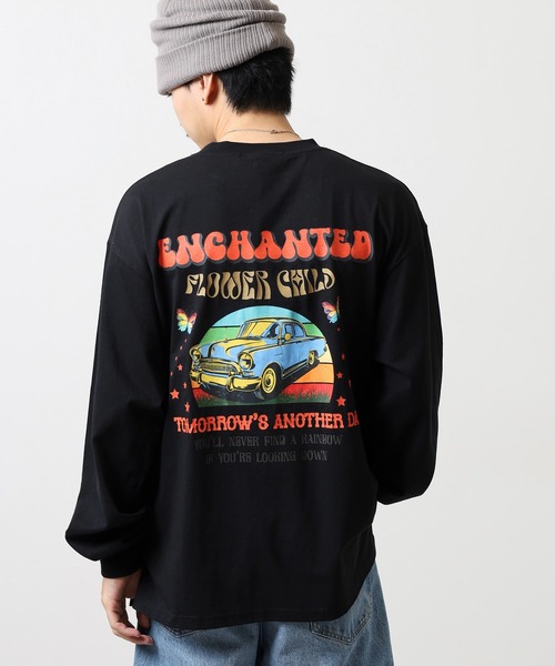 FUNALIVE(ファンアライブ)の「ヴィンテージプリントラグランロンTEE(Tシャツ/カットソー・メンズ・ブラック/ホワイト/ベージュ・S/M/L)」の16枚目の写真